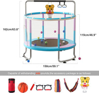 Thumbnail for Mini Kids Trampoline 5FT