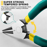 Thumbnail for 4 Piece Circlip Pliers Set with Straight & Curved Tips and Storage Case