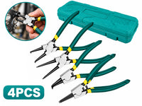 Thumbnail for 4 Piece Circlip Pliers Set with Straight & Curved Tips and Storage Case