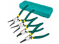 Thumbnail for 4 Piece Circlip Pliers Set with Straight & Curved Tips and Storage Case