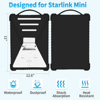 Thumbnail for Starlink Mini Protective Cover Silicone Shockproof Case with Portable Handle