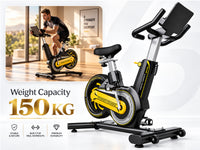 Thumbnail for Adjustable Exercise Bike Spin Bike Heavy Duty