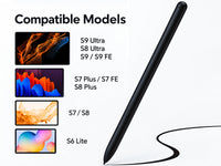 Thumbnail for Stylus Pen for Samsung Galaxy TABS7/S6lite/S7+/S8/S8+ Black