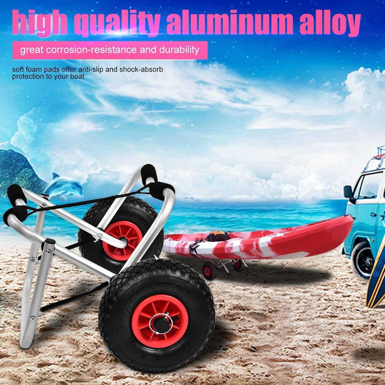 Folding Kayak Trolley Canoe Cart