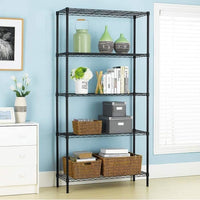 Thumbnail for 5-Tier Metal Storage Shelving Display Rack