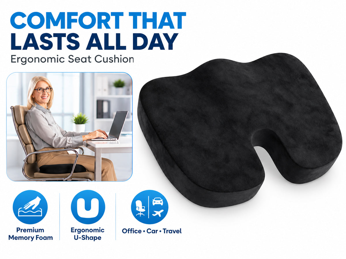 Seat Cushion Coccyx Memory Foam Pillow