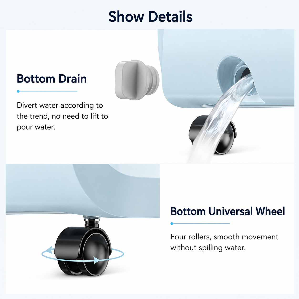 360 Spin Mop + Bucket Set  Rotate Spinning Microfiber Mop