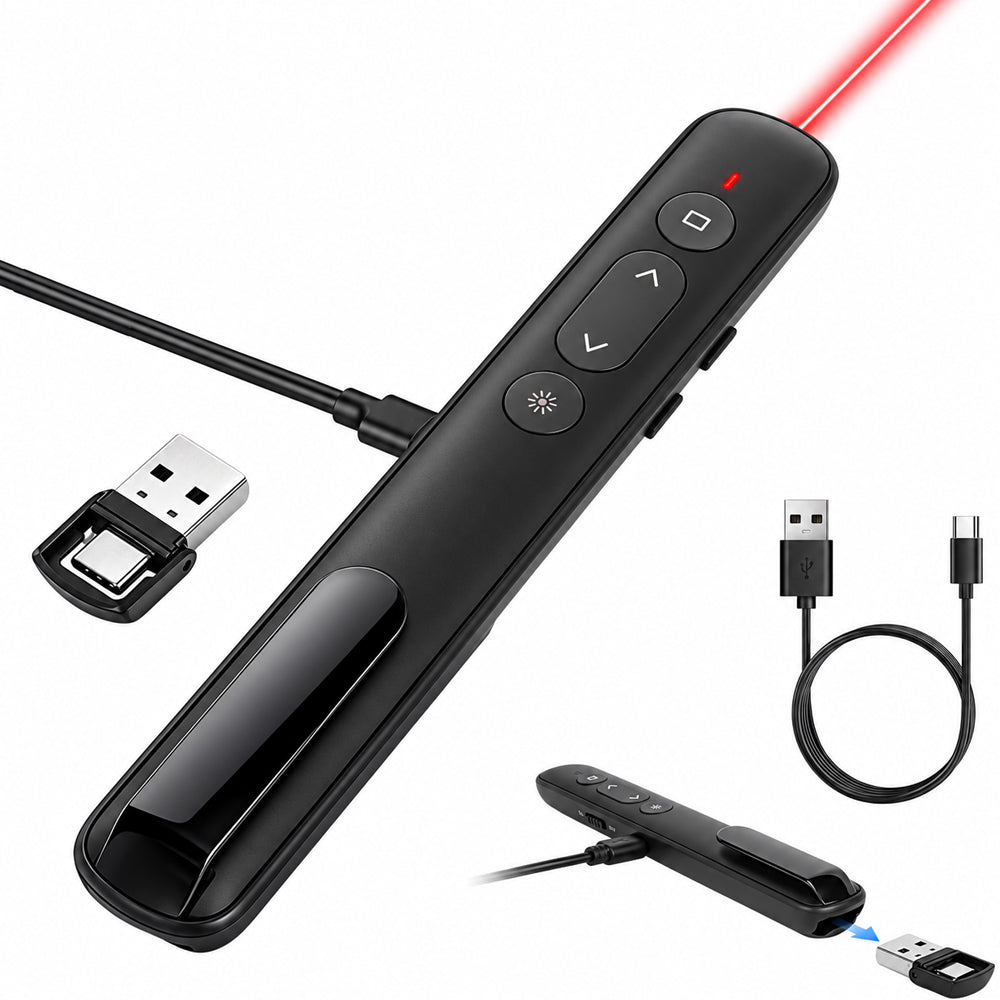 USB Wireless Presenter Laser Pointer Rechargeable