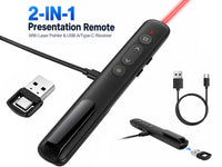 Thumbnail for USB Wireless Presenter Laser Pointer Rechargeable