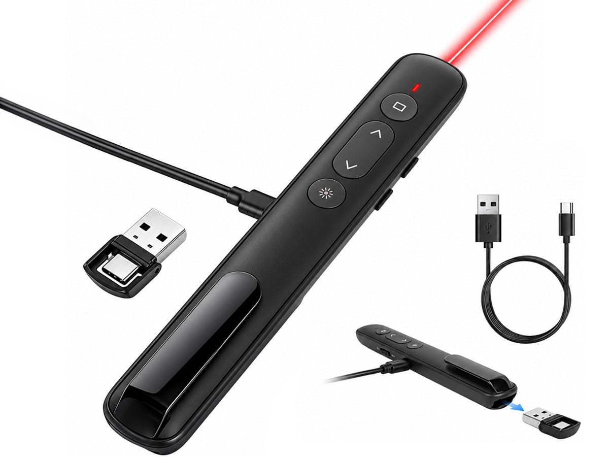 USB Wireless Presenter Laser Pointer Rechargeable