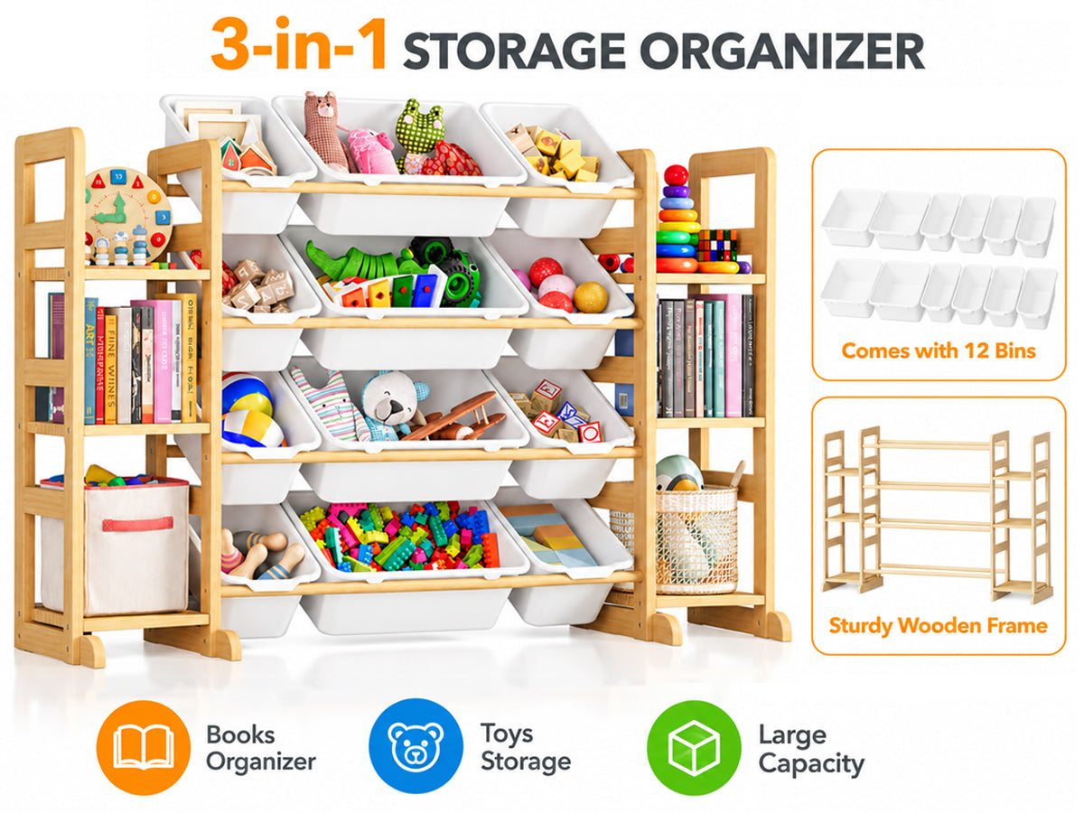Kids Toy Storage Organizer