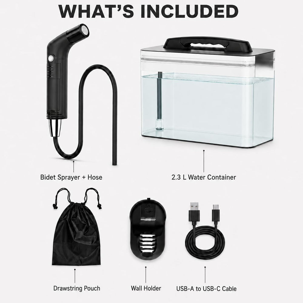 Portable Bidet – USB-C Rechargeable