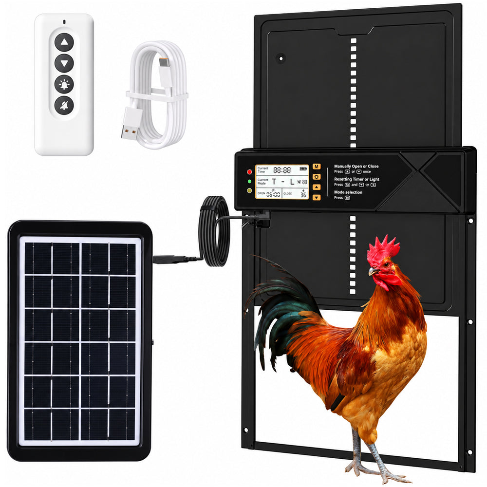 Automatic Chicken Coop Door Solar Powered