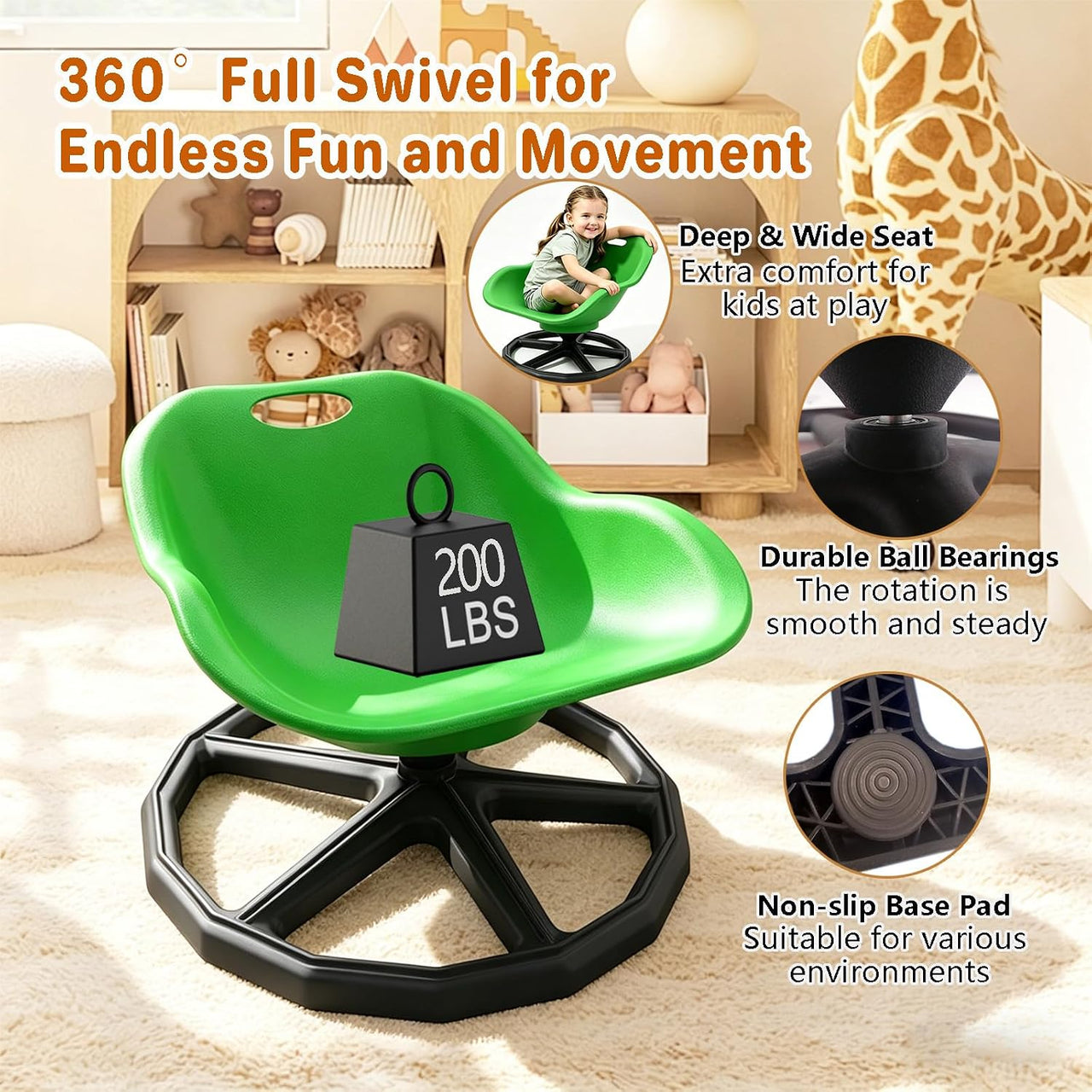 Kids Sensory Spinning Chair