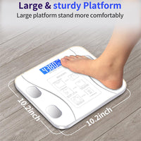 Thumbnail for Digital Bathroom Scale Body Weight Scale White