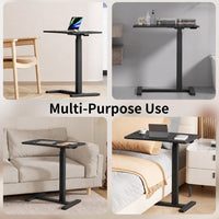 Thumbnail for Overbed Bedside Table Black