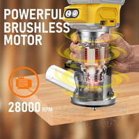 Thumbnail for Cordless Power Router Compatible with Dewalt