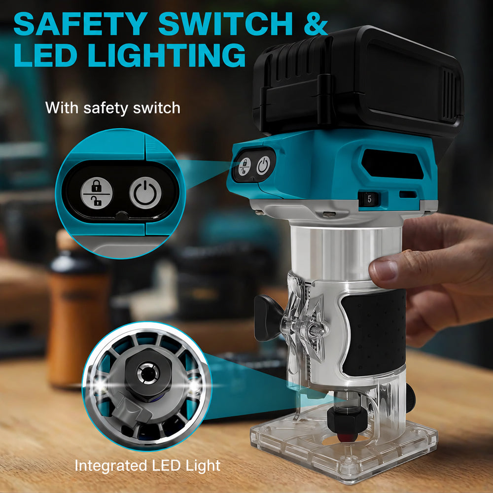 Battery Router for Makita 18 V