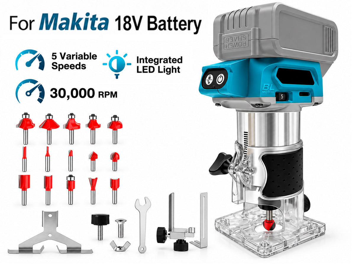 Battery Router for Makita 18 V