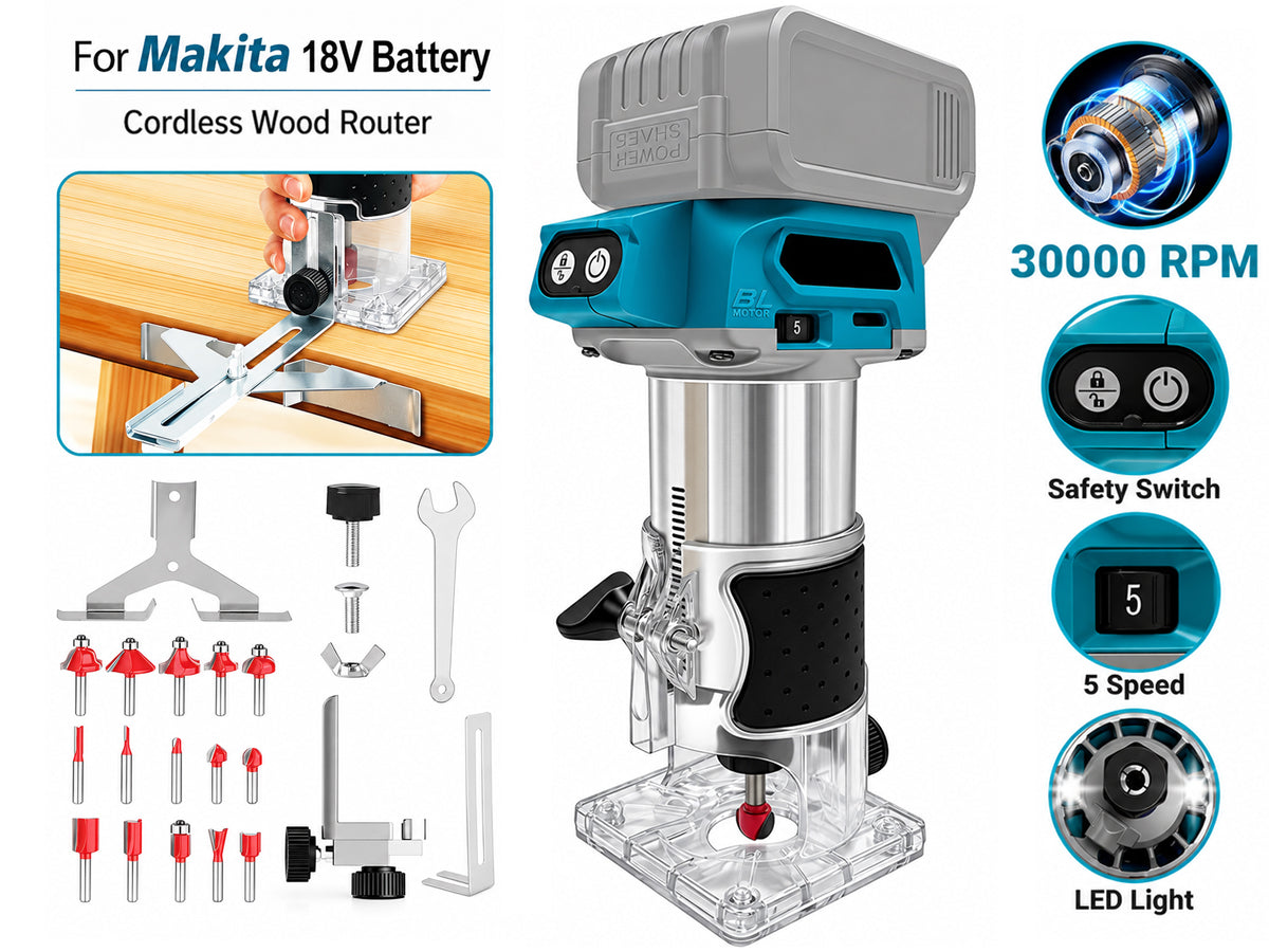 Battery Router for Makita 18 V