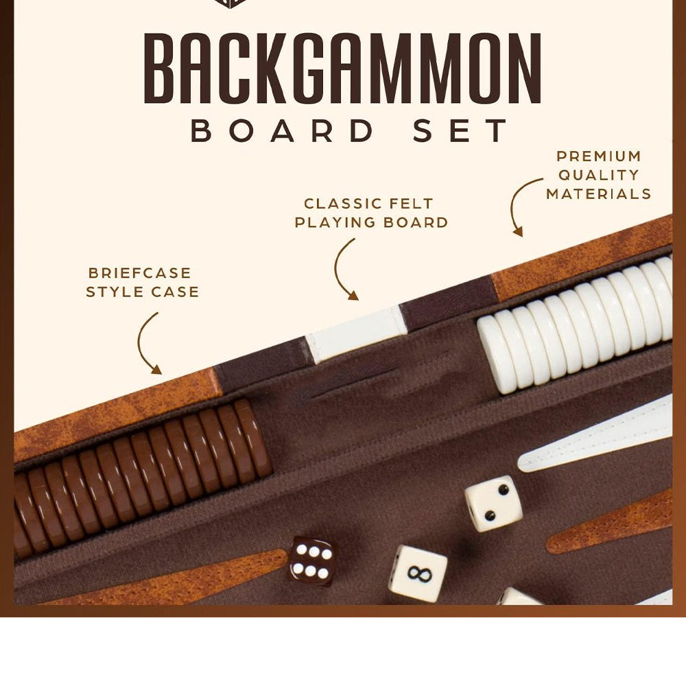 Backgammon Board Game Set
