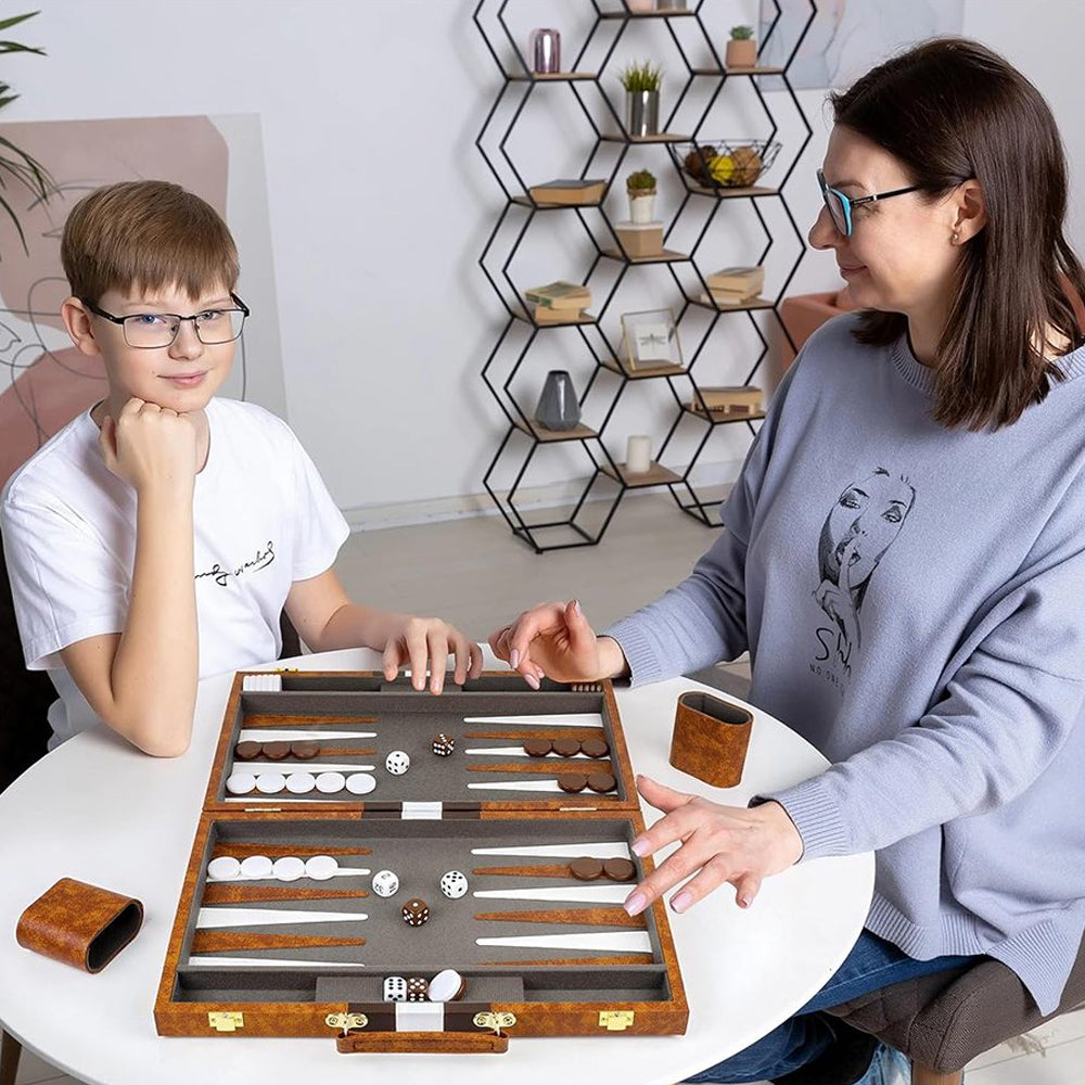 Backgammon Board Game Set