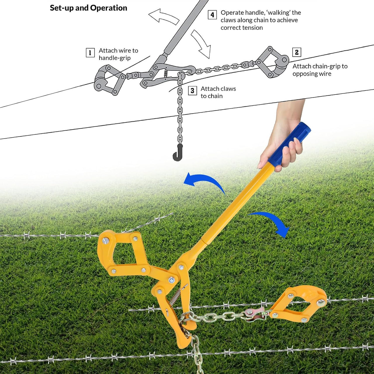 Electric Fencing Galvanized Chain Wire Strainer