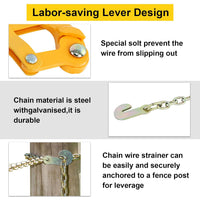 Thumbnail for Electric Fencing Galvanized Chain Wire Strainer