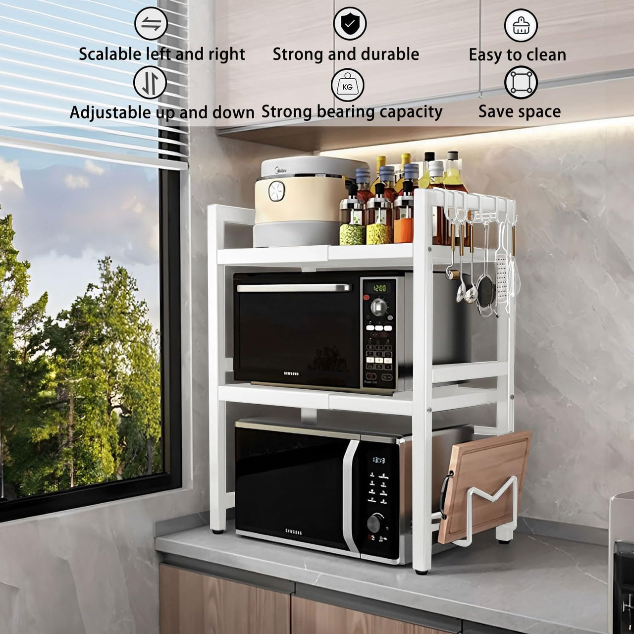 Microwave Shelf Rack Stand