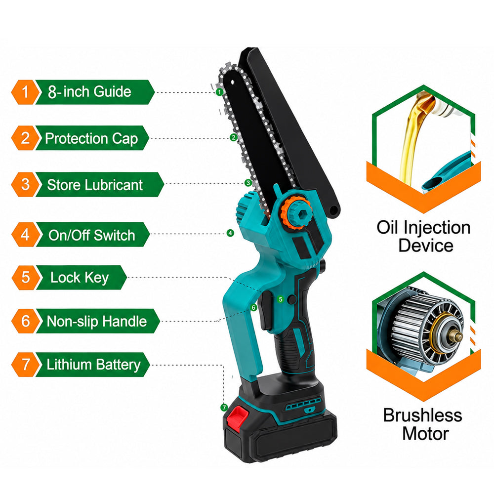 Mini Chainsaw Cordless Power ChainSaws