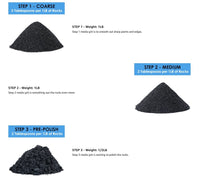 Thumbnail for KomeStone Rock Tumbler Grits Kit 4 Lbs