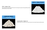 Thumbnail for KomeStone Rock Tumbler Grits Kit 4 Lbs