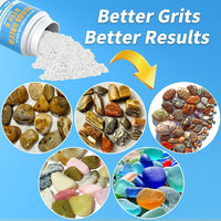 Thumbnail for KomeStone Rock Tumbler Grits Kit 10 Lbs