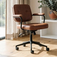 Thumbnail for Retro Office Chair ( Tan Vintage )