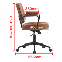 Thumbnail for Retro Office Chair ( Tan Vintage )