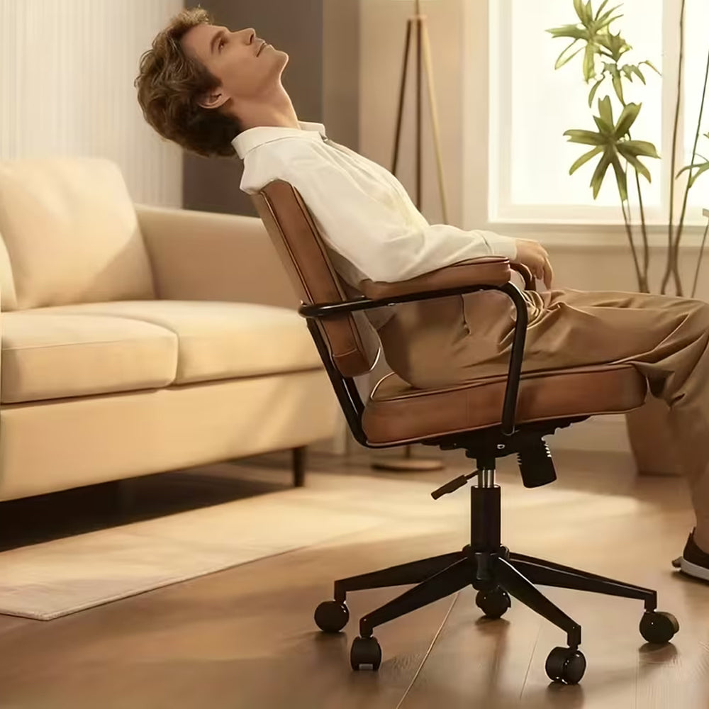 Retro Office Chair ( Tan Vintage )