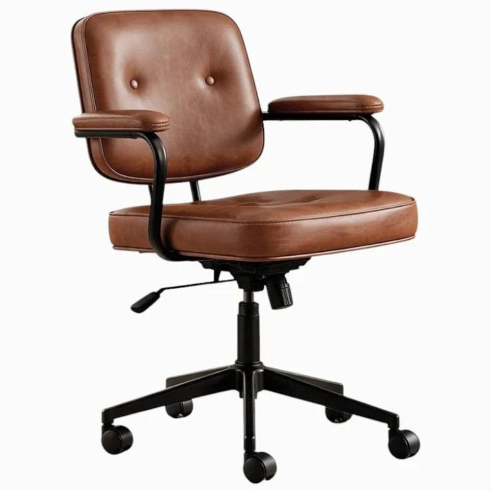 Retro Office Chair ( Tan Vintage )