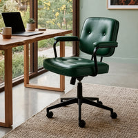 Thumbnail for Retro Office Chair ( Olive Green Vintage )