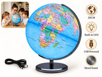 Thumbnail for Illuminated World Globe LED Light
