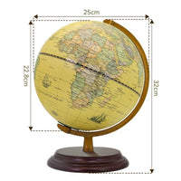 Thumbnail for Illuminated Antique World Globe 25CM