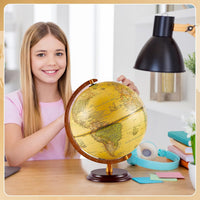 Thumbnail for Illuminated Antique World Globe 25CM