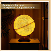 Thumbnail for Illuminated Antique World Globe 25CM