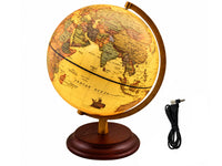 Thumbnail for Illuminated Antique World Globe 25CM