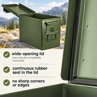 Thumbnail for Metal Ammo Tin Case Storage Box