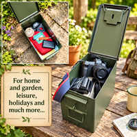 Thumbnail for Metal Ammo Tin Case Storage Box
