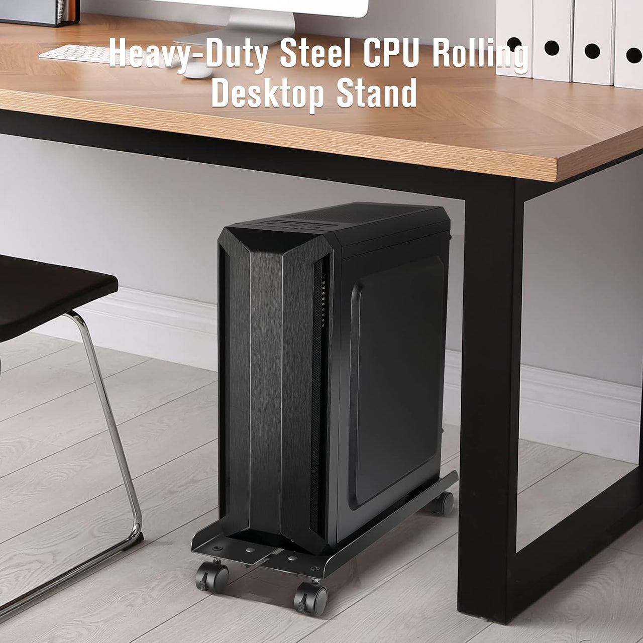 Adjustable Heavy-Duty PC Tower Stand