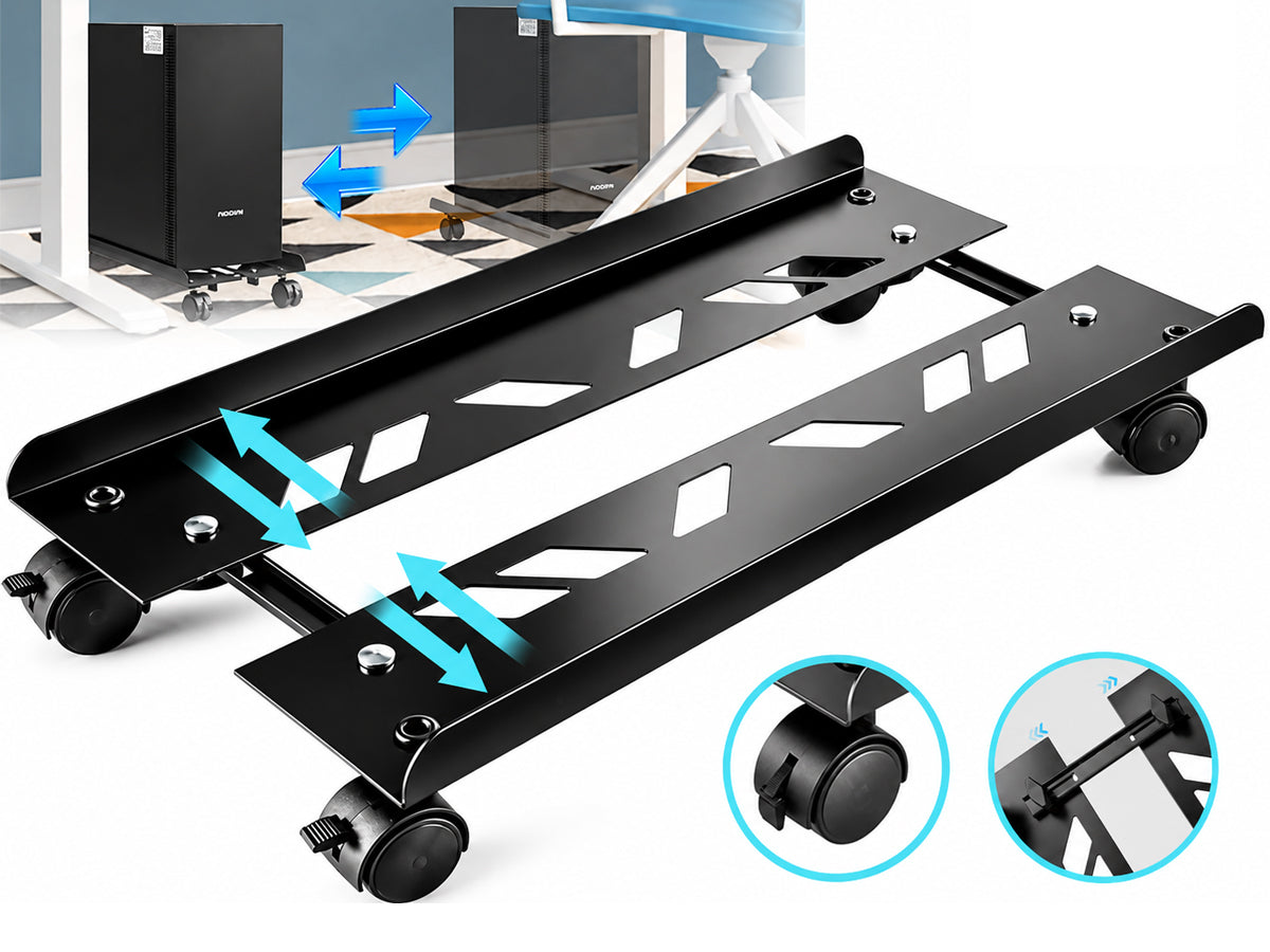 Adjustable Heavy-Duty PC Tower Stand
