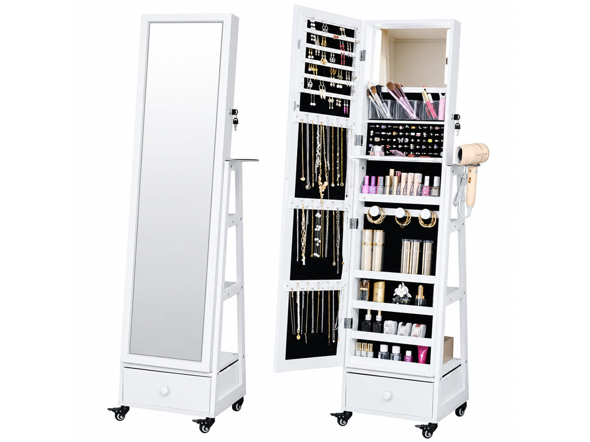 Jewellery Cabinet Armoire Storage Shelf
