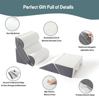 Thumbnail for Wedge Pillow Memory Foam Set 6 Piece
