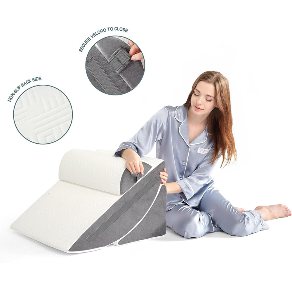 Wedge Pillow Memory Foam Set 6 Piece